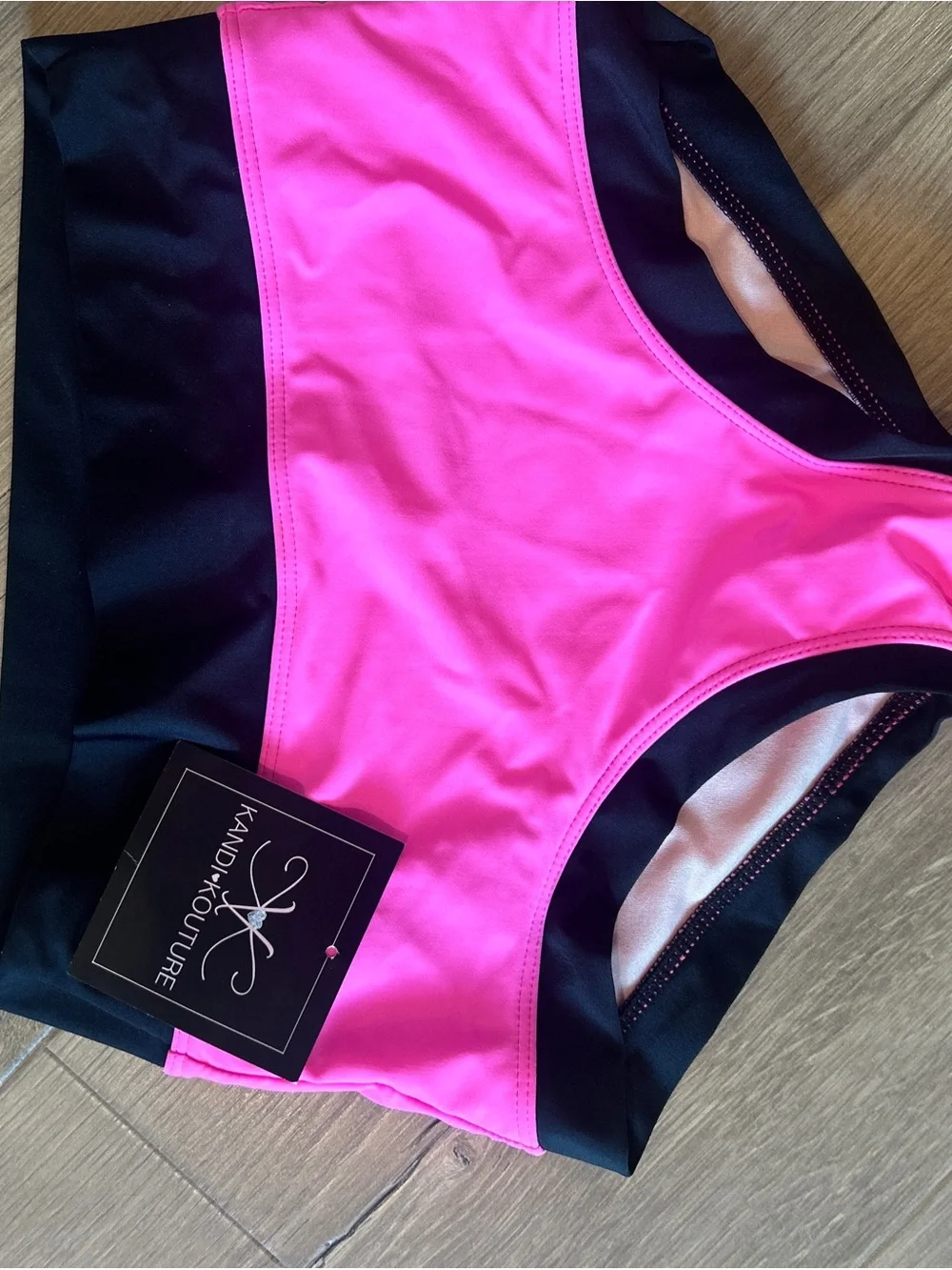 Kandi Kouture Hot Pink & Black Bottoms